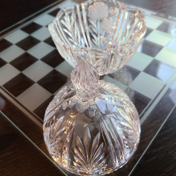 Glass candy dish for sale - Picture 7 of 14